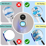 Charger l&#39;image dans la galerie, Wall Mounted Toothbrush Holder And Cleaner Smart Light Cleaning And Fan Drying Automatic Rotating Cover Toothbrush Case
