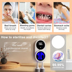 Charger l&#39;image dans la galerie, Wall Mounted Toothbrush Holder And Cleaner Smart Light Cleaning And Fan Drying Automatic Rotating Cover Toothbrush Case
